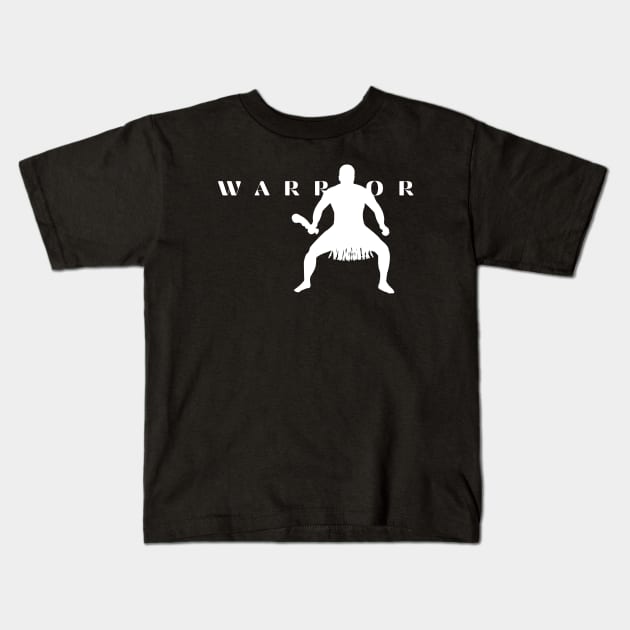 Primitive Warrior Hero Kids T-Shirt by MyUniqueTee